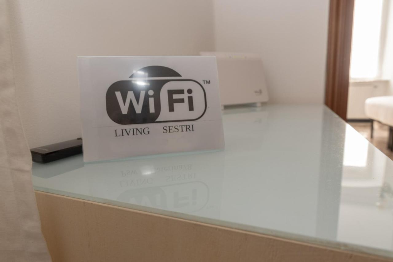 Ferienwohnung Living Sestri Airport Genua Exterior foto